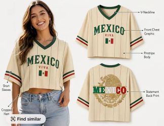 Cropped Mexico top