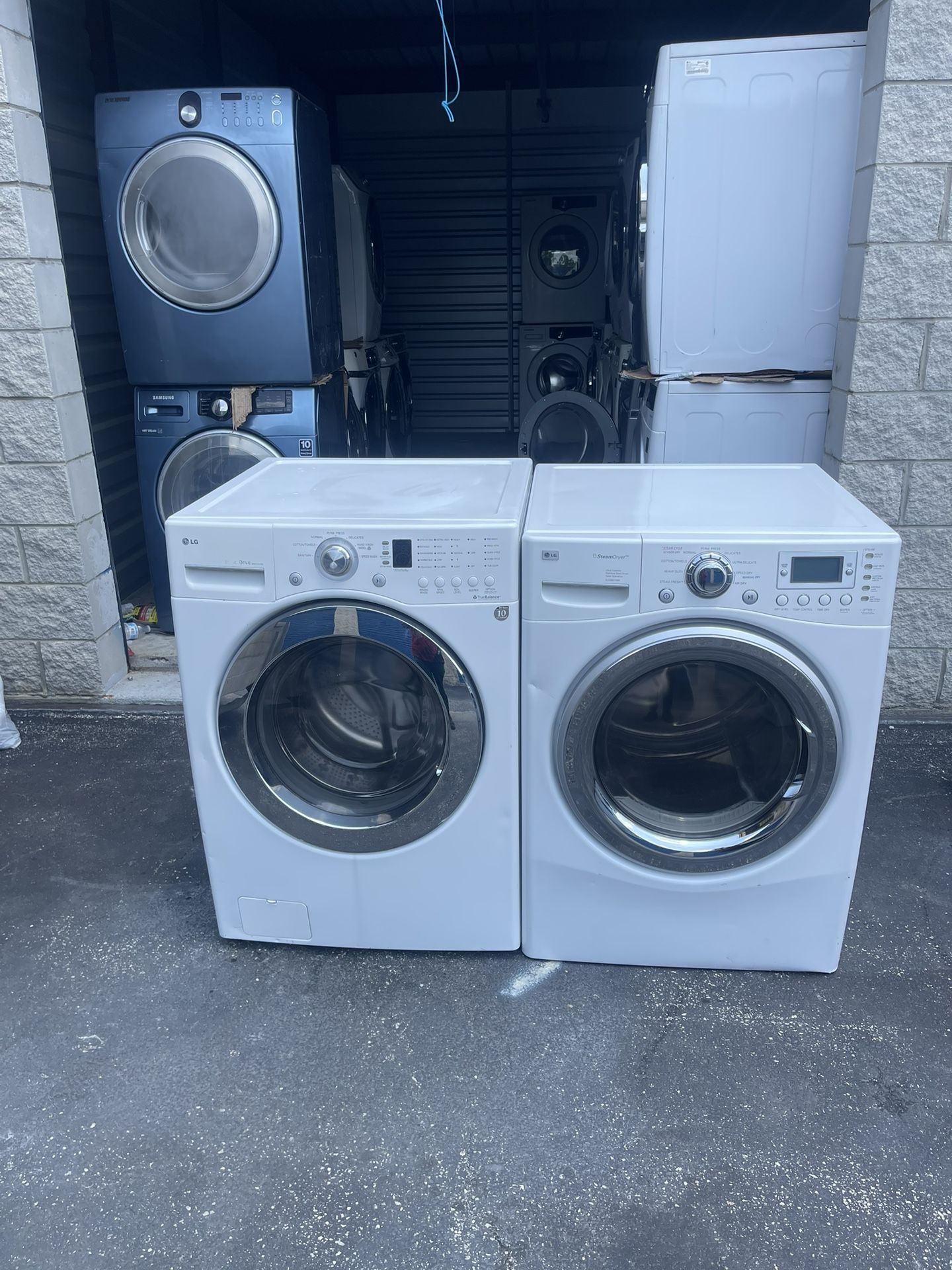LG Front Load Washer And Dryer Set 