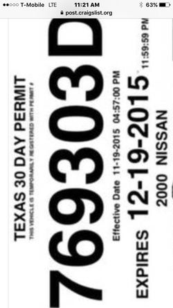 Temp tags for sale hotsell