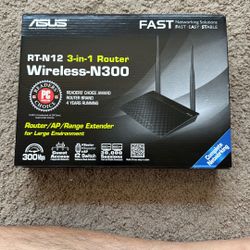 Asus RT-N12 3-in-1 Router Wireless N300