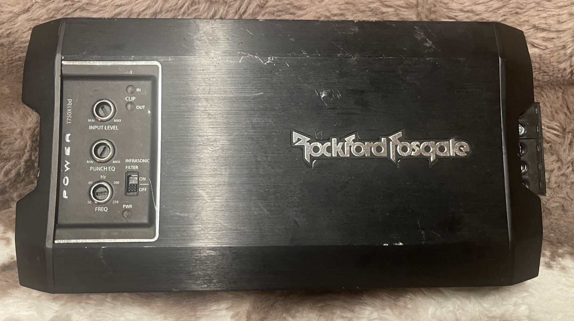 Rockford Fosgate Power Amp t750x1bd And Lc2 Output Converter