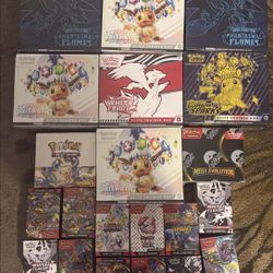 Pokémon Rare Etb And Booster Packs Sealed