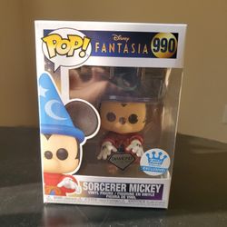 Sorcerer Mickey Glitter Funko Pop Exclusive 