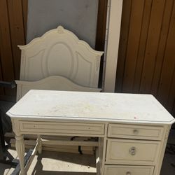 Twin Bed With Desk  FREE 