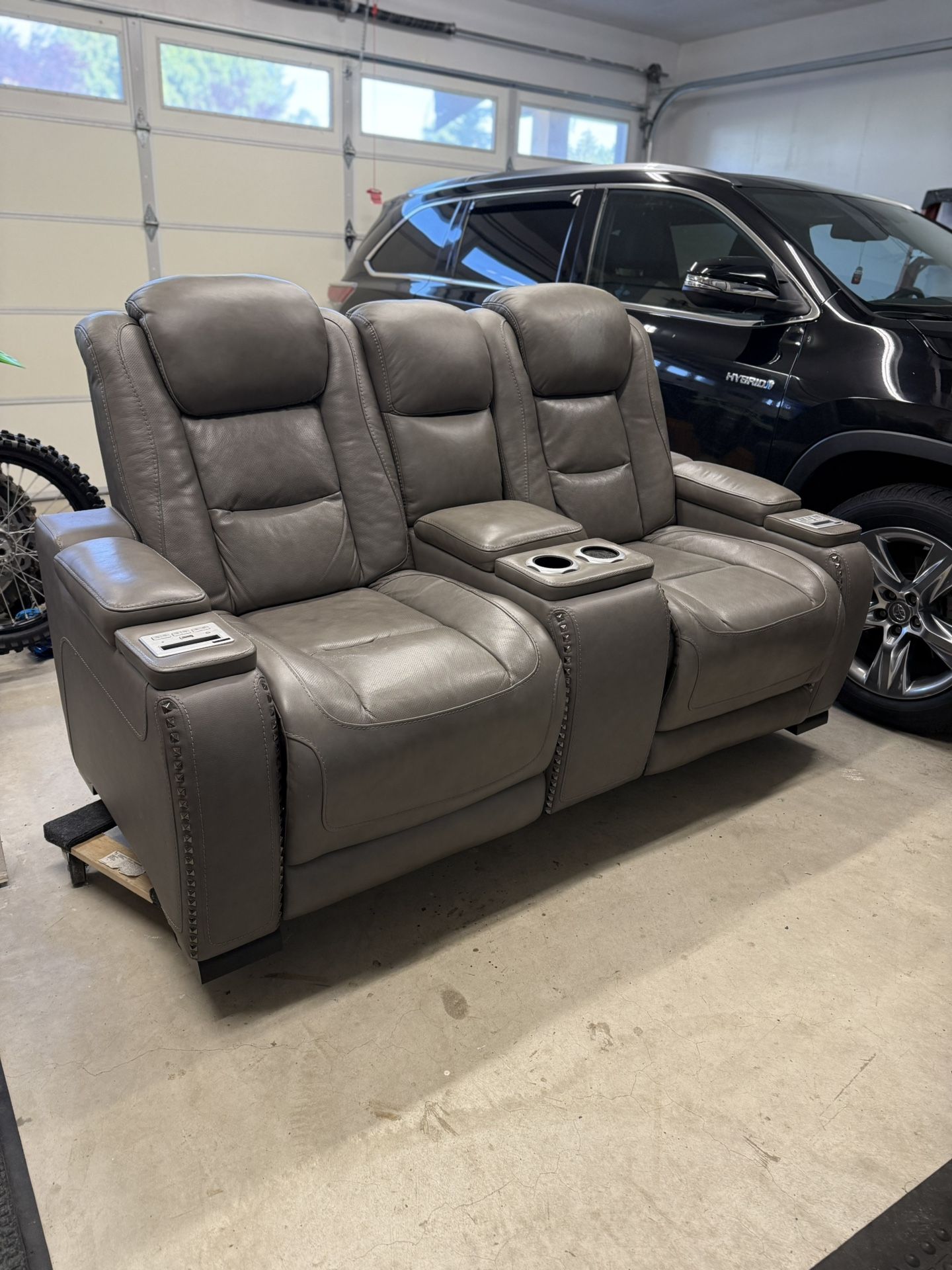 Leather couch