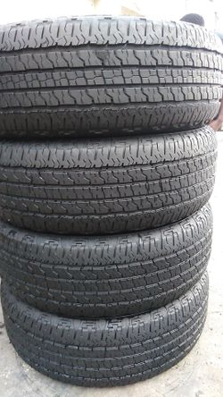 Four matching Goodyear tires for sale 275/65/18