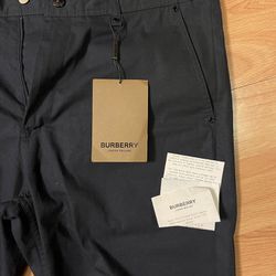 Burberry Men’s Navy Blue Jogger Pants Size 36 (52)