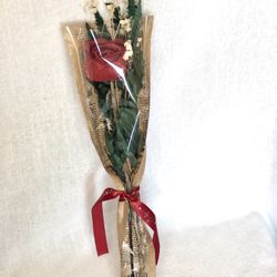 Dried Floral And Soft Wood Rose