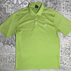 Nike Dri-Fit UV The Honda Classic Polo Shirt PGA National Golf Green Mens Size M  