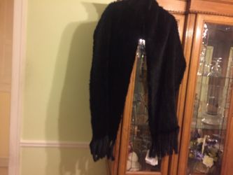 Black Diamond Mink Shawl Absolutely Stunning!!