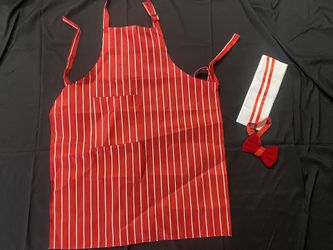 Apron, Bow And Hat