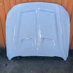 Carbon Fiber Shelby Super Snake Style Hood Cover For Ford Mustang 2018-2022