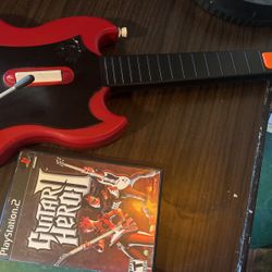 Ps2 Guitar W Game