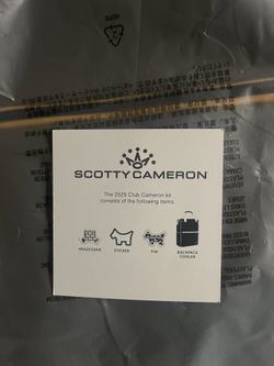 2025 Scotty Cameron Membership Kit Head over Backpack