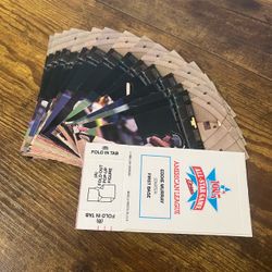 Vintage 1985 Donruss All-Star Pop-Up Cards - Complete Set of 18