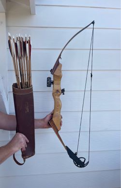 Wooden compound bow