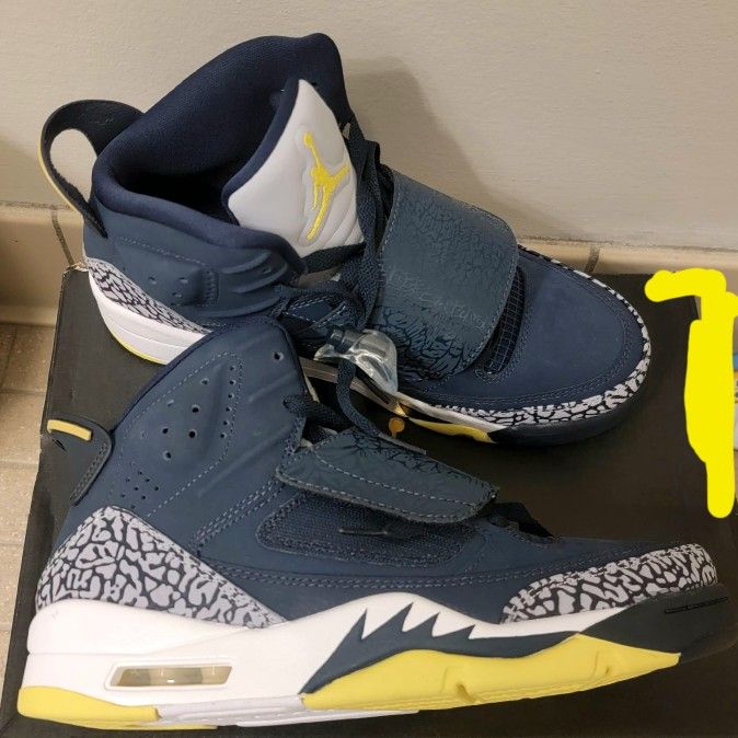 Nike AIR JORDAN SON OF MARS ARMORY NAVY BLUE LIME WHITE  display picture 1