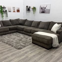 Gray Sectional Couch - Free Delivery 