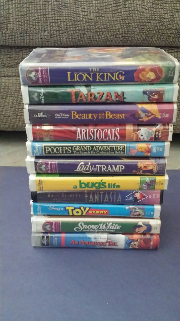 Disney VHS videos