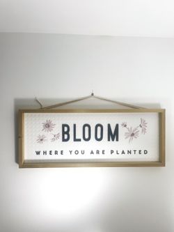 Wooden Wall Sign Decor