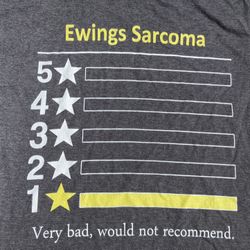 Two Size M Ewing Sarcoma Shirts 