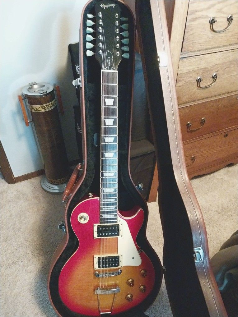 Rare Epiphone Les Paul 12 String with Hardshell Case