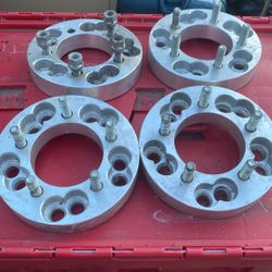 Set of 4 – 1.25” Wheel Spacers / Adapters – 10.9 Studs – Truck/SUV