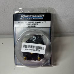 QUICKSILVER GENUINE MERCURY ROTOR & CAP KIT, DELCO, 811635Q 2