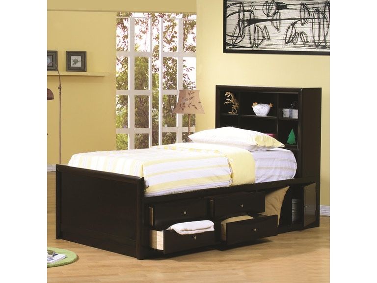 Twin Size Storage Bed @Elegant Furniture