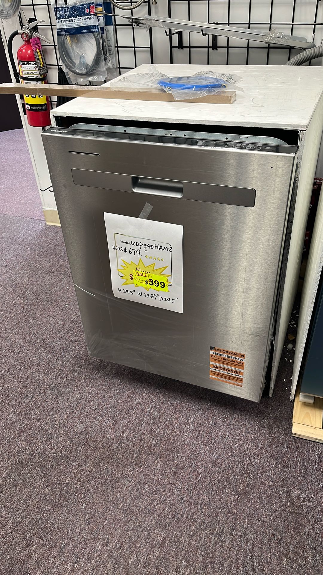 Dishwasher Stainless Steel New Open Box 1 Year Warranty