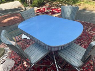 Very cool mid century Formica padded table