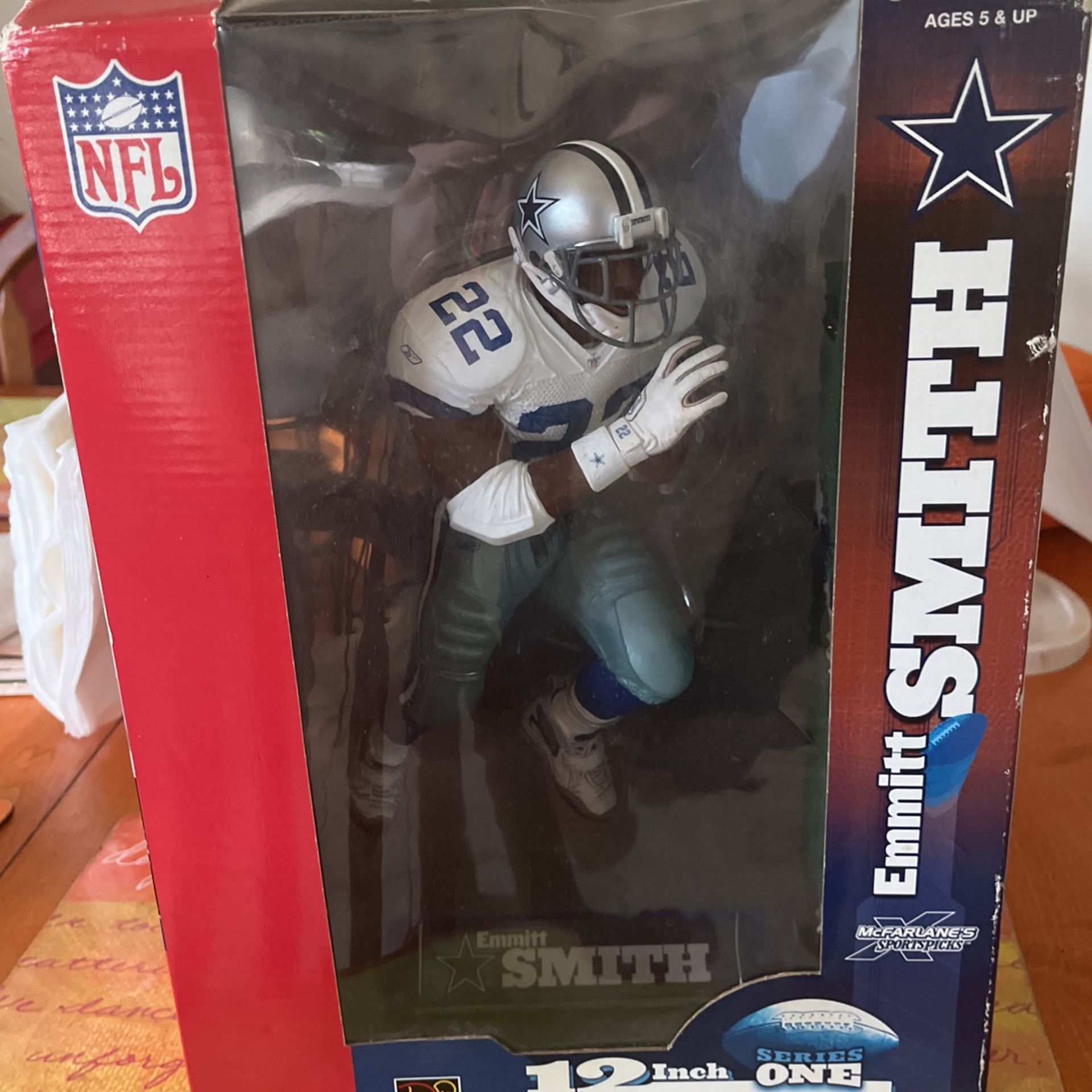 Emmitt Smith Dallas Cowboys 12” action figure