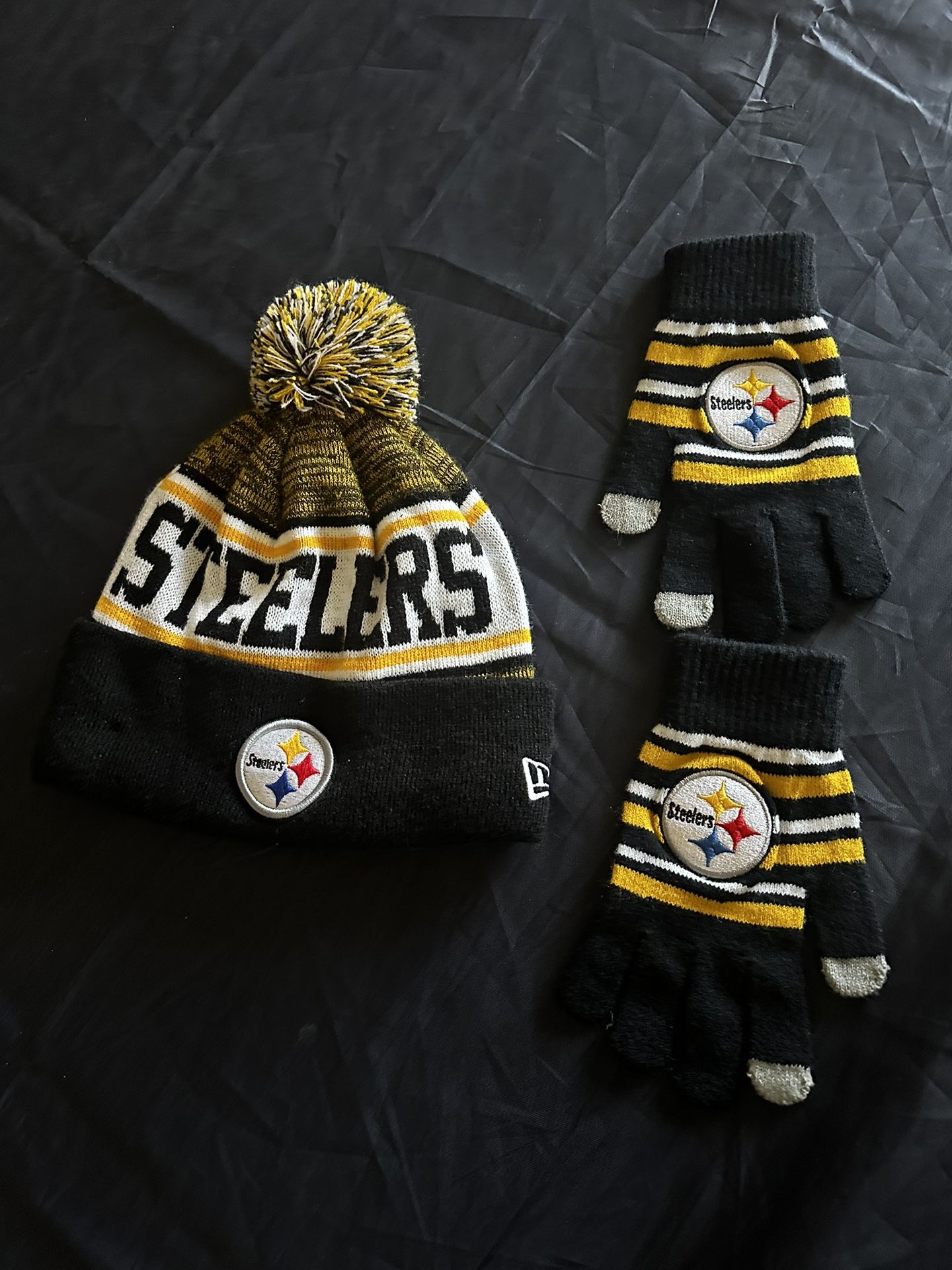 Steelers Hat & Gloves