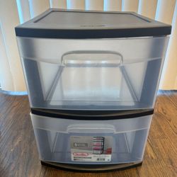 Sterilite 2-Drawer Tower, Medium Size