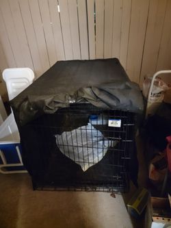 Large Dog Crate With Waterproof Cover