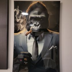 Canvas Wall Art Print Home Decor Picture 14x22  (Custom Resin Gloss)