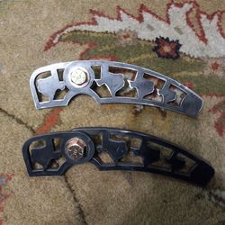 Texas BBQ Pit Handle And Hinges 