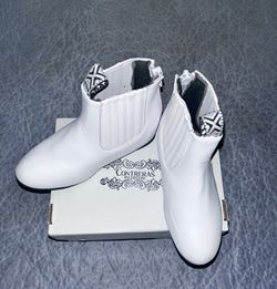 Bautismo Christening Toddler Boots 7.5 