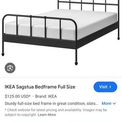 Queen Metal Bed Frame 