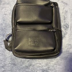 True religion black backpack