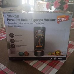Rinkos premium Italian espresso machine