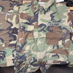 Old Military Uniform Backpack 