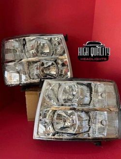 Chevy Silverado 2007. 2013 headlights.