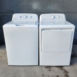 "HOTPOINT" RECENT MODEL TOPLOADER MATCHING SET WASHER & ELECTRIC DRYER ULTRA KING SIZE CAPACITY 
FOR $ 600 WITH 90 DAYS OF WARRANTY AND DELIVER FREE 