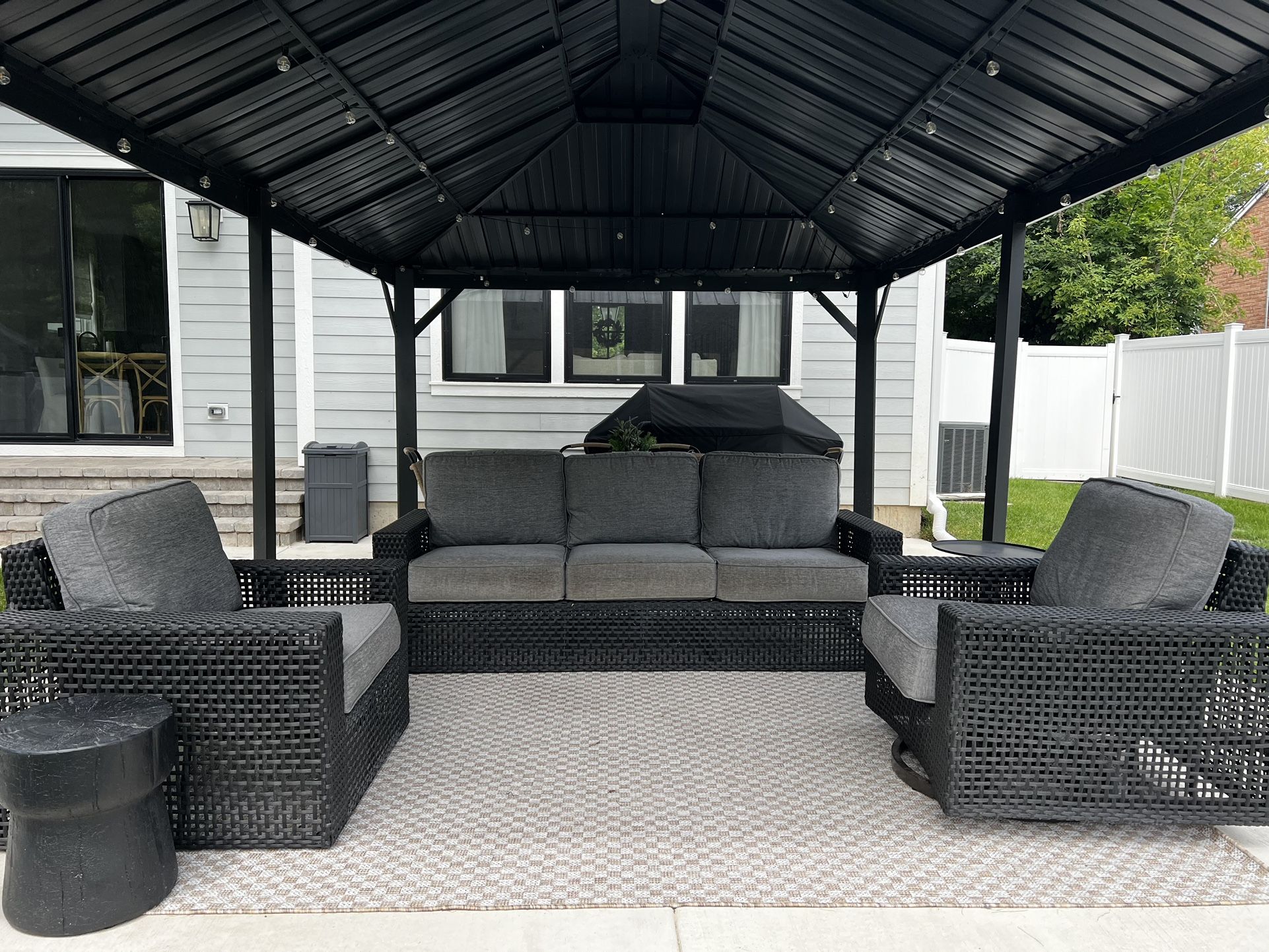 Baran ash Outdoor Furniture Set