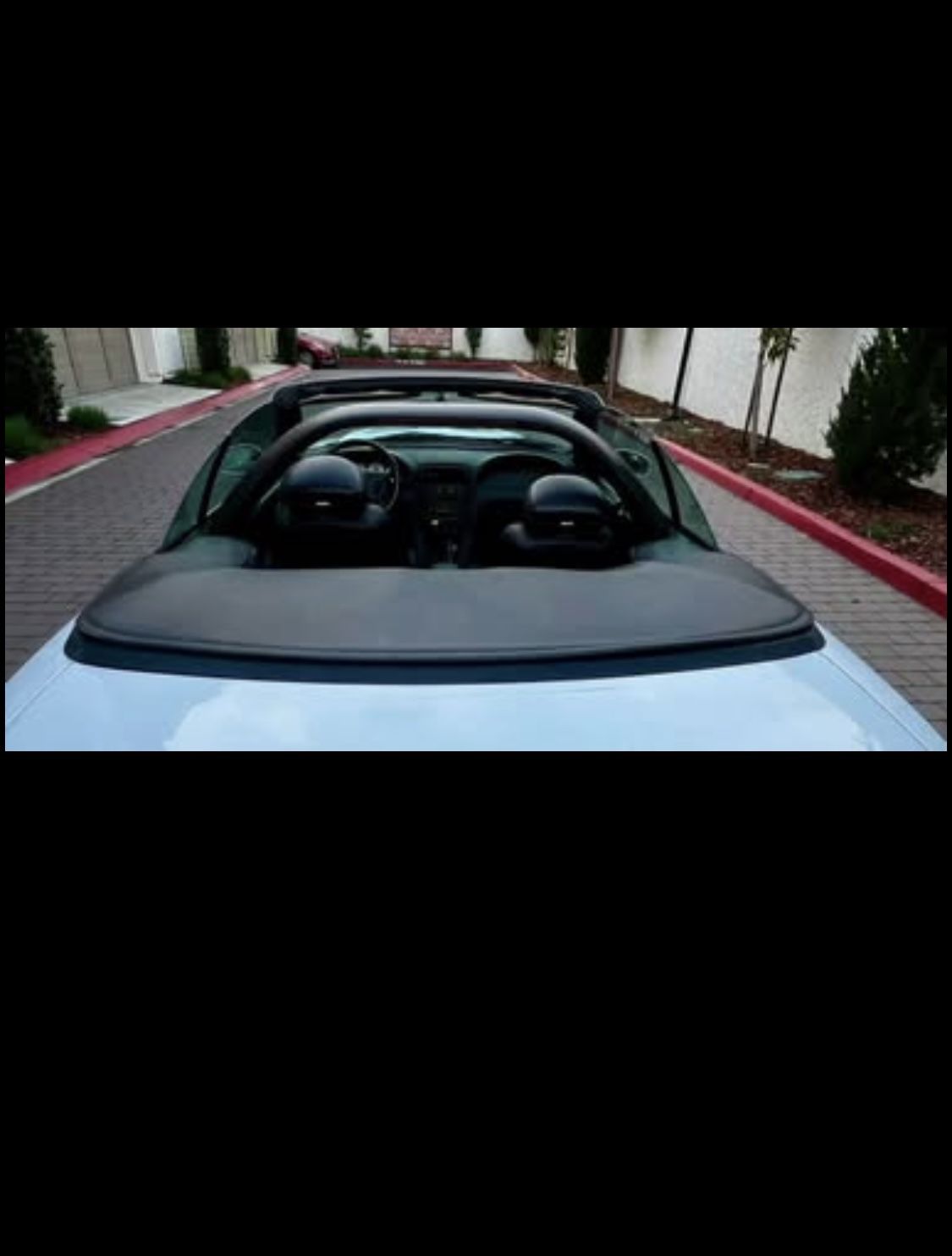 Ford Mustang Cobra Convertible Top Boot Cover Black Mustang 1(contact info removed)