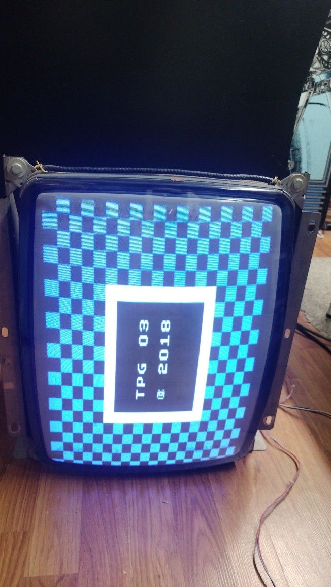 Rare, Wells Gardner K4900 19 Inch Color Arcade Game Monitor. Minimal Burn. Recapped and Rejuved.