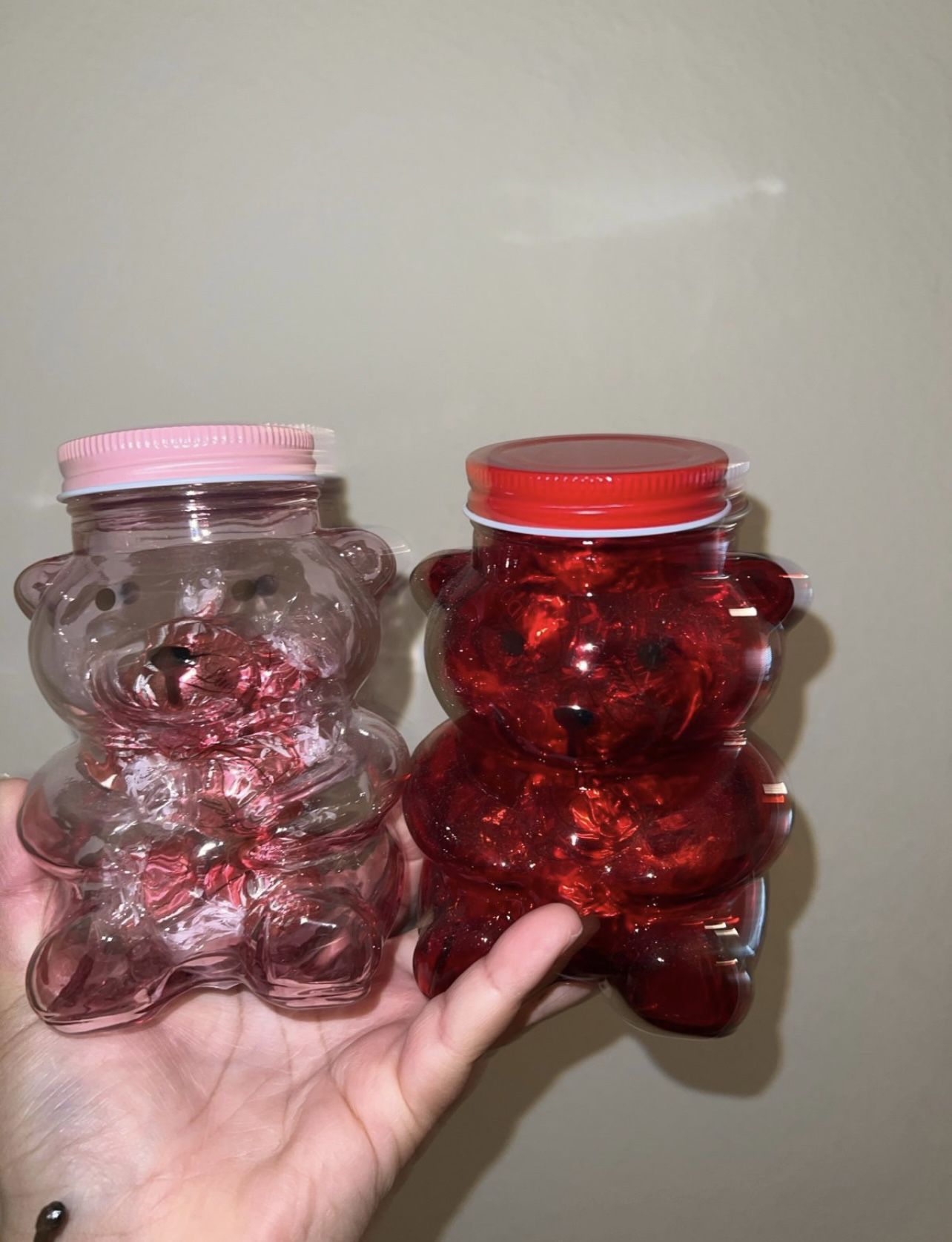 Glass Bear Jars