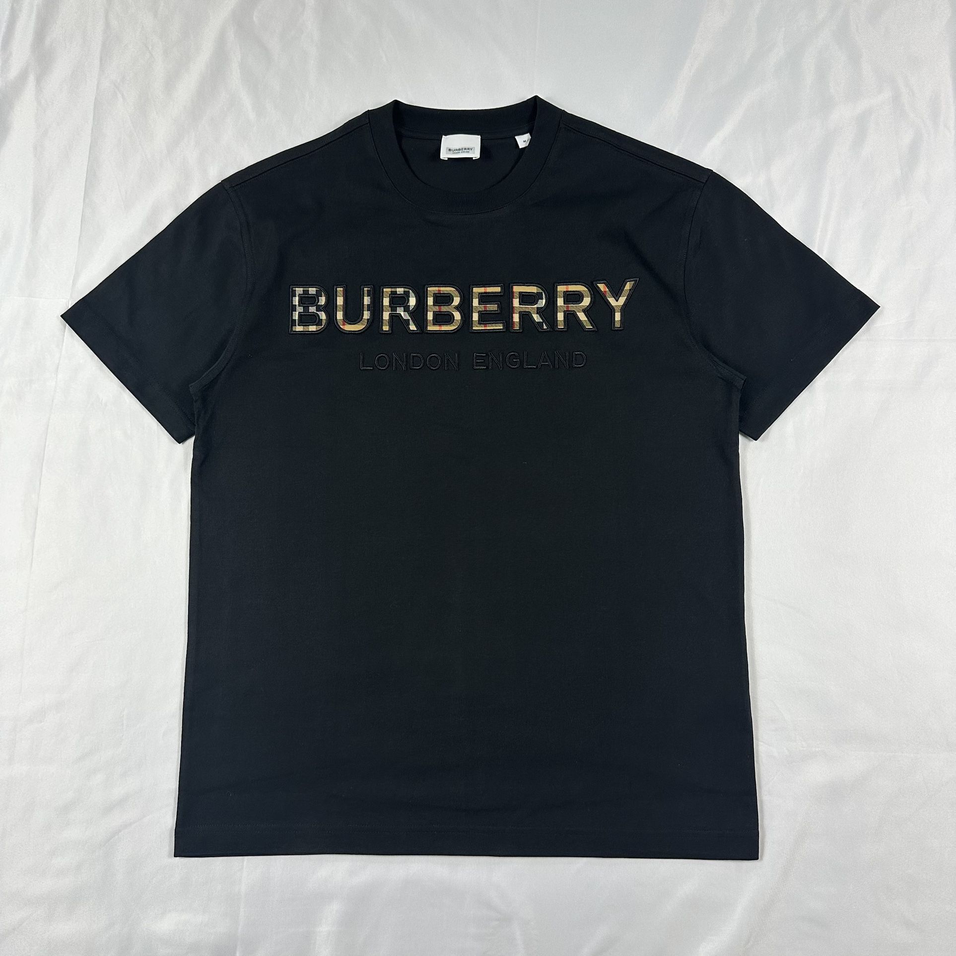 BURBERRY EMBROIDERED T-SHIRT