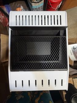 Vent-Free Wall Heater White Metal